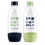 SODASTREAM Fľaša JET green & navy do umývačky 2 x 1liter