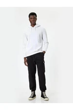 Koton Jogger Pants Cargo Pocket Detailed Lace Waist Cotton