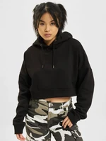 Cropped hood, black