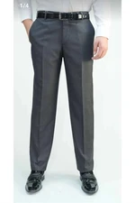 38731 Dewberry Classic Mens Trousers-GREY