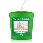 Yankee Candle Shimmering Christmas Tree votívna sviečka 49 g