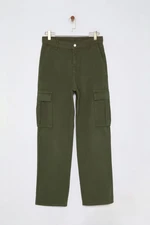 Trendyol Khaki Men's Cargo Pocket Baggy Pants