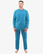 Men's pajamas Gino petrol (79129)