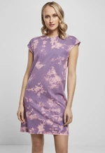 Women's bleached dress gray-purple