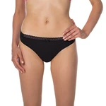 Bellinda 
FANCY COTTON MINISLIP - Women's panties with lace trim - black