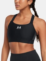 Under Armour UA HeatGear High Sportovní podprsenka Černá