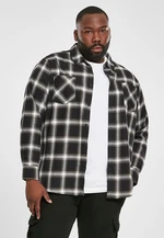 Plaid Flannel Shirt 6 black/white