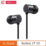 Original OnePlus Bullet 2T V2 Headset for One plus 7T Pro/ 7 Pro /6T Earphones Type-C 3.5mm Bullet 2T V2 Headset Mic head phone