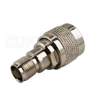 Superbat 5pcs N-TNC Adapter N Male to TNC Female Straight RF Coaxial Connector