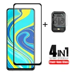 4-in-1 For Xiaomi Redmi Note 9 Pro Glass For Redmi Note 9S Tempered Glass Screen Protector For Redmi Note 9 Pro 9T 9S Lens Glass