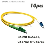 10pcs LC/APC-LC/UPC Fiber Patchcord-G657B3, G657A2, G657A1 or G652D-3.0mm Cable Jumper