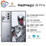 Origianl Nubia Redmagic 8 Pro 5G Gaming Phone 6.8 Inches 120Hz AMOLED Snapdragon 8 Gen 2 80W SuperCharge 6000mAh Smartphone