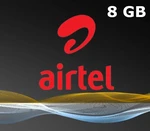 Airtel 8 GB Data Mobile Top-up TD