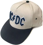 AC/DC Kšiltovka Navy Logo Black/Sand