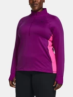 Fialové športové tričko Under Armour UA Train CW 1/2 Zip&