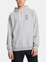 Under Armour UA Rival Flc Txtr SND Hoodie Mikina Šedá