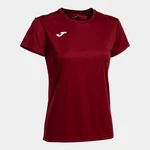 Women's T-Shirt Joma Combi Woman Shirt S/S Burgundy