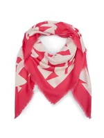 Orsay Pink patterned women's scarf - Women's