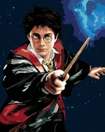 Zuty Dipingere con i numeri Harry Potter e la bacchetta