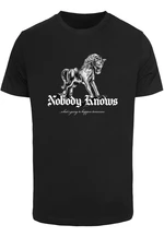 Men's T-shirt Nobody Knows black