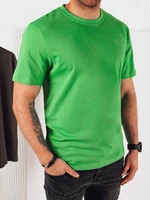 Men's T-shirt with print, green Dstreet