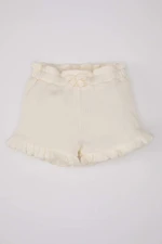 DEFACTO Baby Girl Comfort Fit Waffle Shorts