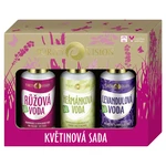 PURITY VISION Kvetinová súprava Ružová voda 100 ml + Harmančeková voda 100 ml + Levanduľová voda 100 ml Darčekové balenie