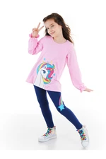 Denokids Rainbow Star Girl's T-shirt Tunic Tights Set