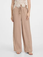 Orsay Beige Women's Wide Leg Trousers - Women's