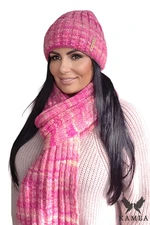 Női szett Kamea Kamea_Set_Hat&Scarf_K.21.236.10_Magenta