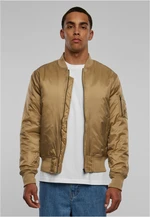 Basic Bomber Jacket Beige