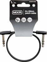 Dunlop MXR DCISTR1RR Ribbon TRS Cable Čierna 30 cm Zalomený - Zalomený