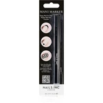 Nails Inc. Mani Marker ozdobný lak na nechty v aplikačnom pere odtieň Black 3 ml