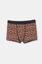 Dagi D-Men Compact Combed Hosiery Patterned Boxer