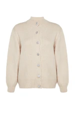 Trendyol Curve Stone Button Close Cardigan