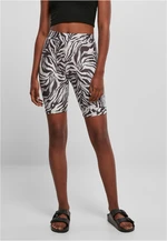 Dámské měkké AOP Cycle Shorts blackzebra