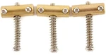 Fender American Vintage Telecaster Compensated Bridge Saddles Oro Repuesto para guitarra