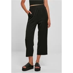 Women's straight leg Culotte black