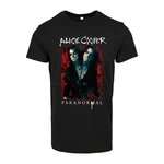 Alice Cooper Paranormal Splatter Adult Black Tee Black