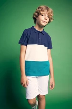 DEFACTO Boy Regular Fit Polo Neck Pique Short Sleeved Polo T-Shirt