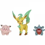 Orbico Pokémon akčné figúrky Clefairy, Gible, Leafeon 5 - 8 cm