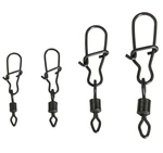 Dam karabinka s obratlíkem effzett d-lock snaps swivel 10 ks - xs 12 kg