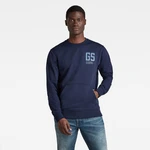 G-STAR Sweatshirt - Stitch pocket r sw blue