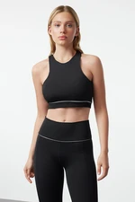 Trendyol Black Support Support/Sculpting Knitted Sports Bra