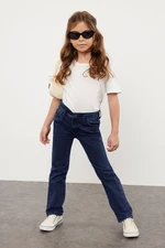 Trendyol Dark Blue Girl Slim Denim Pants Jean