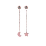 VUCH Infinity Rose gold earrings