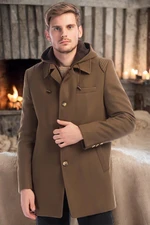 PLT8335 DEWBERRY MEN'S COAT-STRAIGHT CAMEL