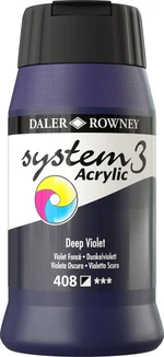 Daler Rowney System3 Farba akrylowa Deep Violet 500 ml 1 szt