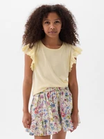 GAP Kids T-shirt with ruffles - Girls