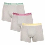 3PACK pánské boxerky Levis vícebarevné